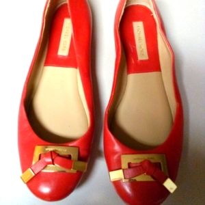 M.K. Red Flats & Matching Belt